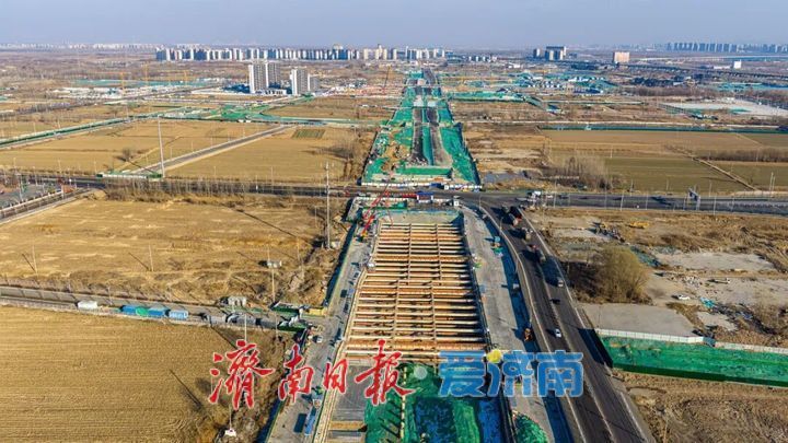 锚定节点目标、攻坚关键工序，黄河大道二期工程稳步推进