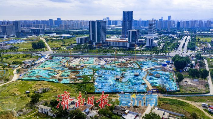 济南国际医学中心安置六区项目稳步推进 民生安居工程建设提速