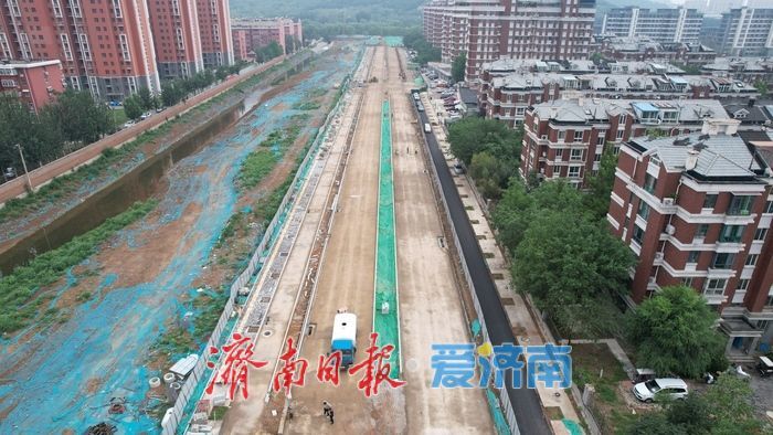 打通断头路！腊山河西路南延“新动脉”雏形初现