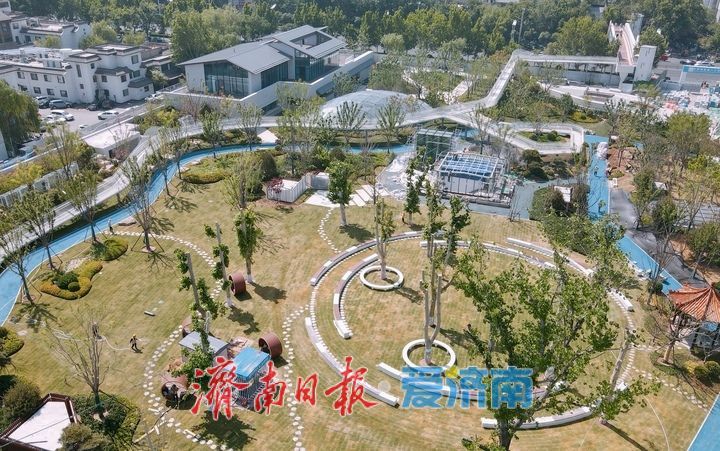 项目强省会｜济南槐苑文化体育公园项目地上公园计划上半年对外开放