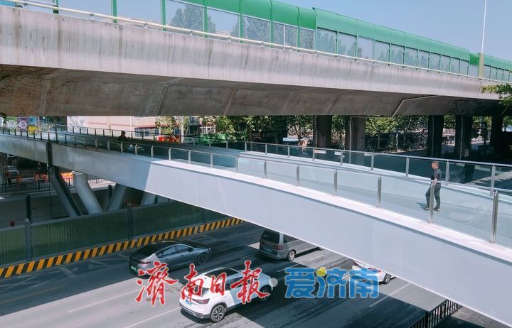 从“能过街”向“好过街”跃升，济南4座新建过街天桥今日正式启用