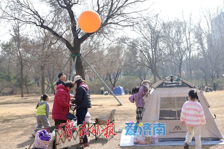 天暖人欢畅 去济南森林公园露营吧