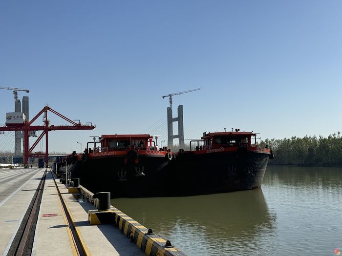 何以中国｜创新现代化港产融合发展 济宁港航龙拱港打造内河航运智能化的济宁样本