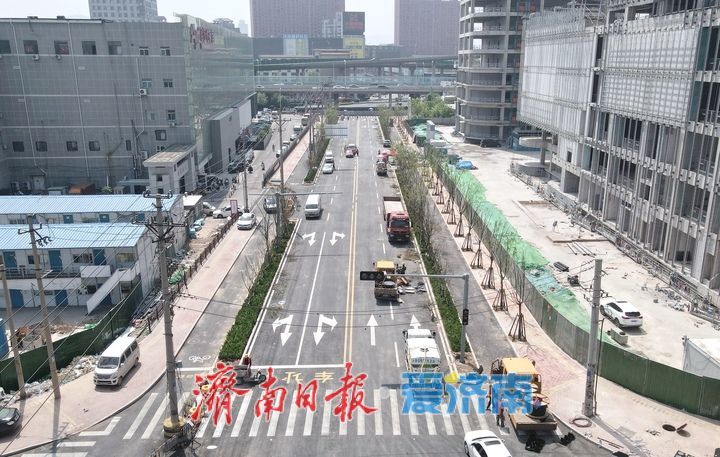 百米“瓶颈路”打通，济南北湖片区交通路网更趋完善
