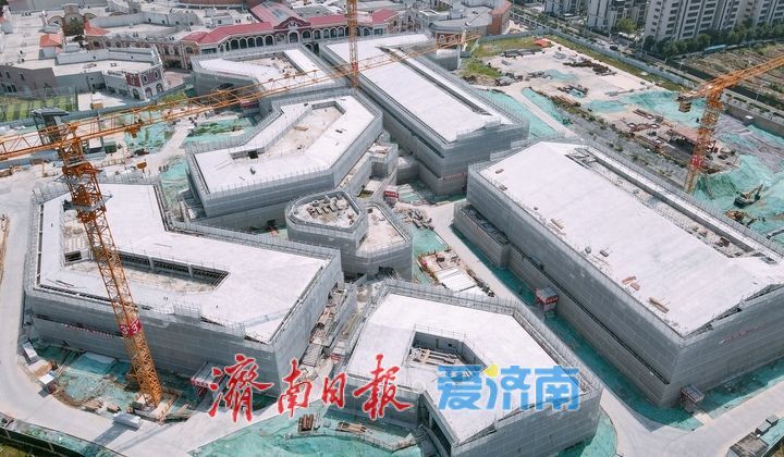 打造济南东部城区“一日微度假”目的地，高新百联奥特莱斯二期展现雏形