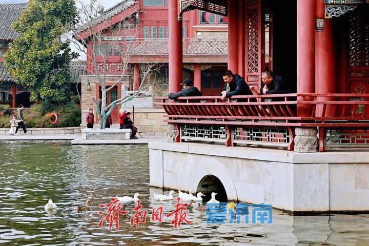 打卡明水古城孟家大院 赴一场儒商古院与泉水的春日之约