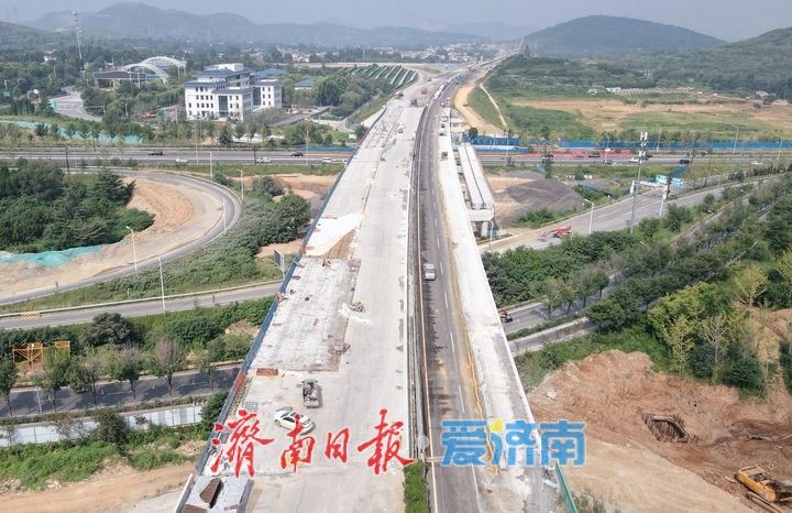 既有车道4改8，济南绕城高速“扩容”迎新貌