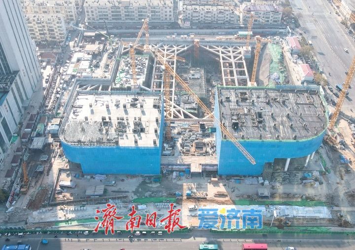 打造立体化城市新地标，济南市立五院轨道交通TOD综合体项目“拔地而起”