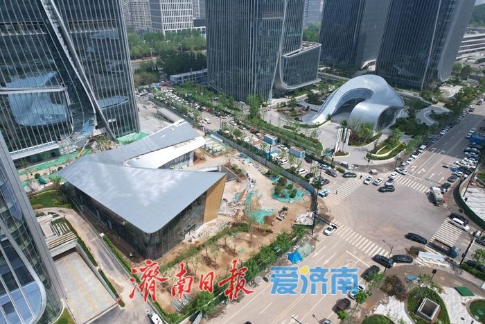 济南东部“L”型独特造型建筑尽显未来城市质感