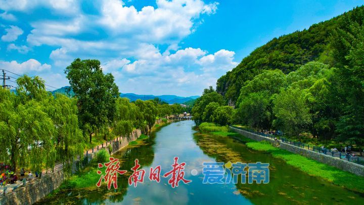 柳埠玉水画廊铺展南山夏日清凉长卷