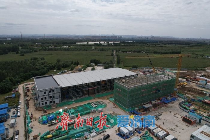 项目强省会｜“聊热入济”北线工程B4#中继泵站加快推进