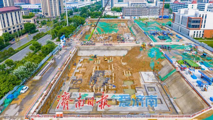 项目强省会｜筑牢产业载体根基 济南贯月新质谷二期建设稳步向前