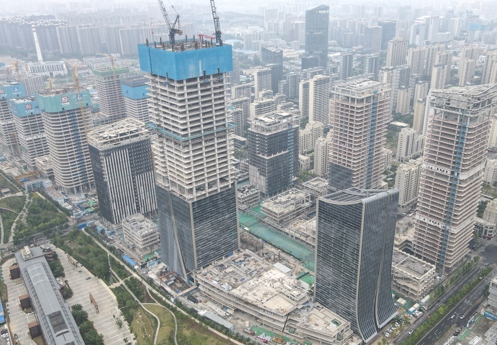 项目强省会｜突破200米大关，济南中央商务区“第三高”迎来关键节点