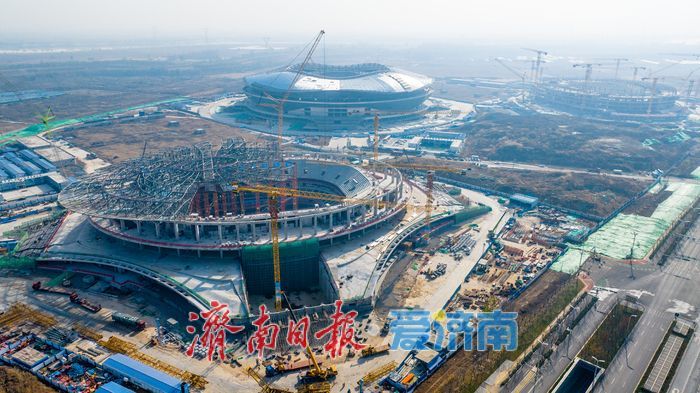 项目强省会｜济南黄河体育中心建设提速 打造齐鲁文体新高地
