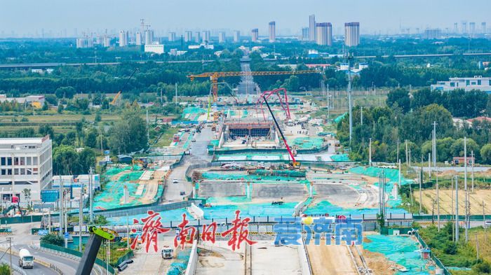 多点施工进入尾声 济南黄河大道二期构建起步区纵横交织道路体系