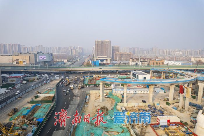 项目强省会｜凤凰路这处立体交通枢纽轮廓渐显，立体路网脉络日渐成型