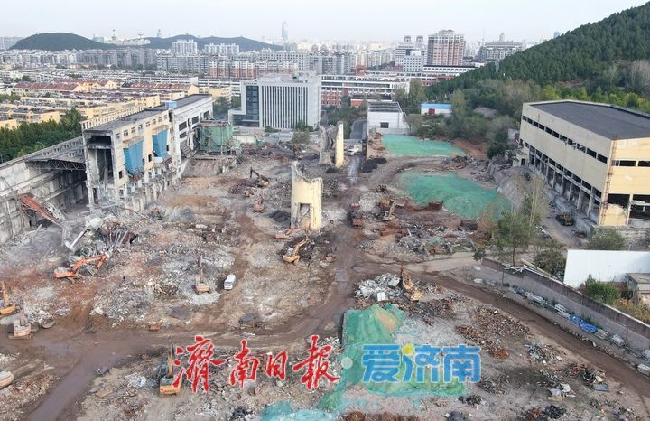 金鸡岭热电厂拆除工作有序推进