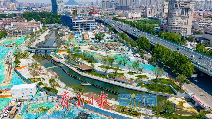 旧河换新颜！济南全福河景观提升初见成效，滨水生态长廊即将亮相