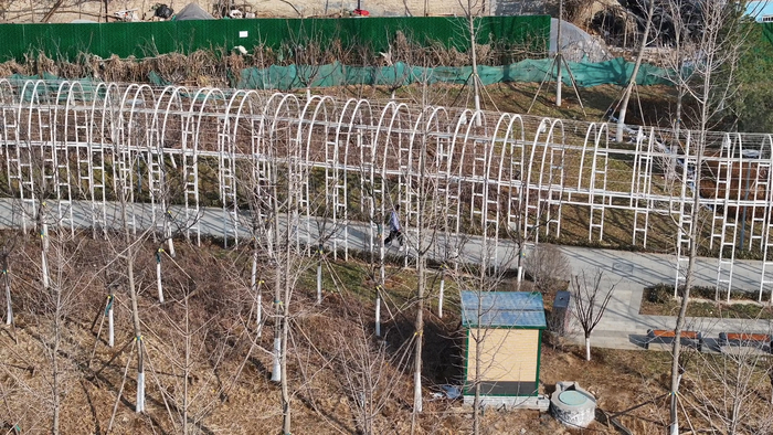 漫步腊山河公园 感受初春美景