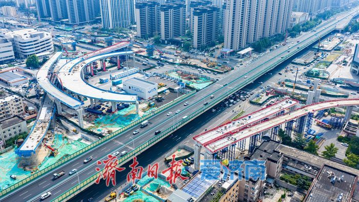 项目强省会｜多工序同步推进 凤凰黄河大桥南延工程筑牢济南跨黄交通骨架