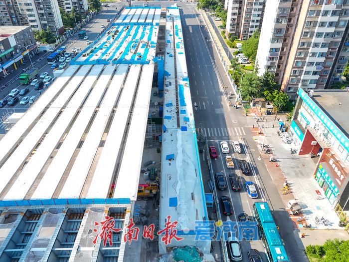 项目强省会丨雏形初现！济南凤凰路高架首条匝道即将完工