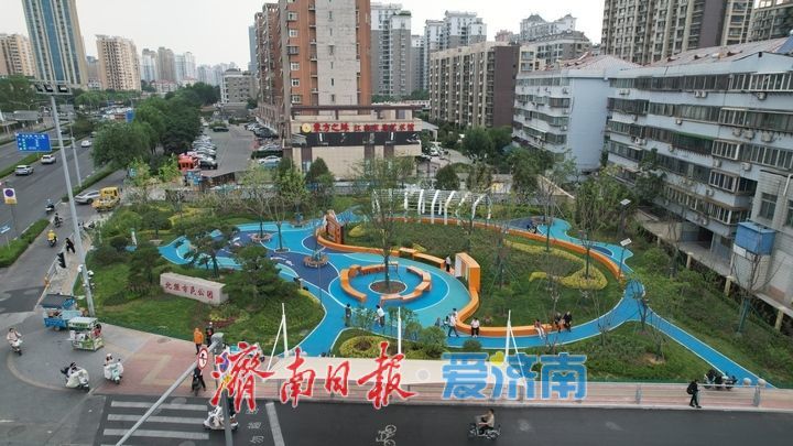 推门见绿乐享宜居 天桥区北坦市民公园正式对外开放 点亮老城新生活