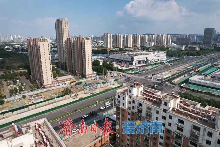 项目强省会｜济南轨道交通6号线徐家庄站出入口亮相，立体交通网络助推区域商业升级