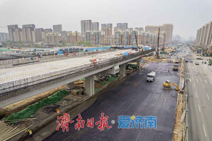 济南凤凰黄河大桥南延工程“加速跑”，城市发展轴线愈发清晰