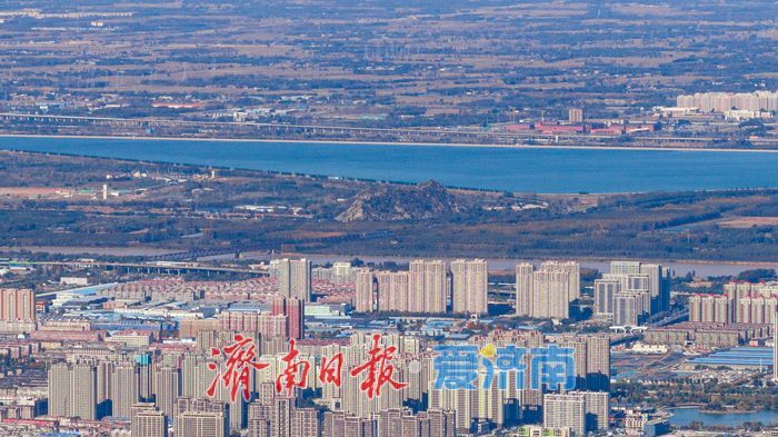 无人机翱翔佛慧之巅 现代版《鹊华秋色图》再绘泉城新韵