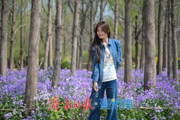 一年四季 泉在济南丨泉城春色浓 森林公园变身“春日调色盘”