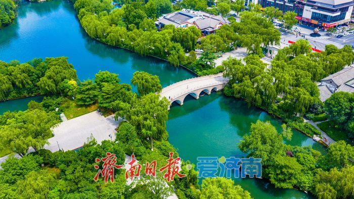 雨霁天晴景致醉人 大明湖解锁泉城初夏绝美风光