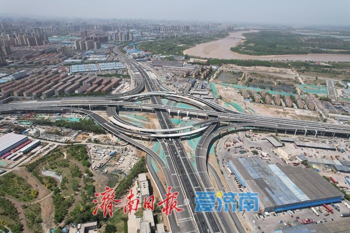 济南零点立交改扩建项目进入最后冲刺阶段