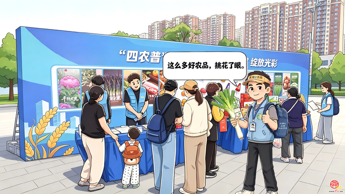 漫画《“济小普”话“四农普”》第6期：济小普带你回顾统计开放日