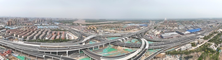 济南零点立交将临时放开一条匝道通行，详情看这里