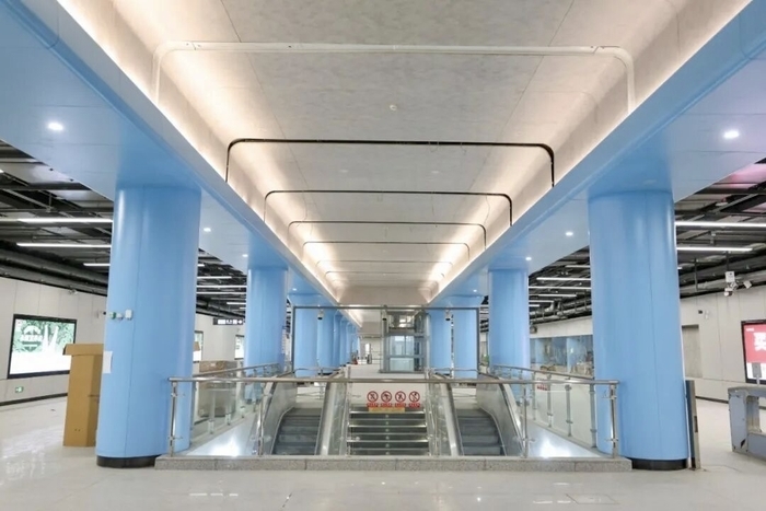 济南地铁4、8号线和6号线东段车站实景图又“上新”