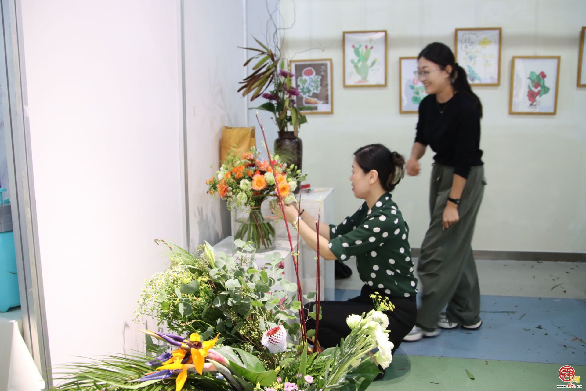 花漾生活 幸福泉城 2024年“技耀泉城”海右技能人才大赛——园林行业插花花艺职业技能竞赛成功举办