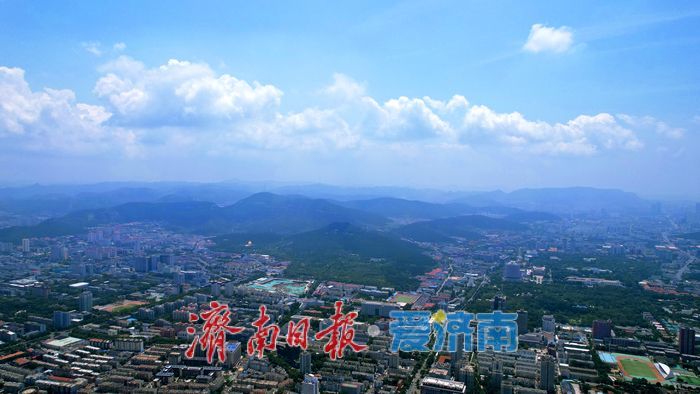 一年四季 泉在济南丨雨霁泉城云卷云舒美如画 大明湖黄河“同框”入镜