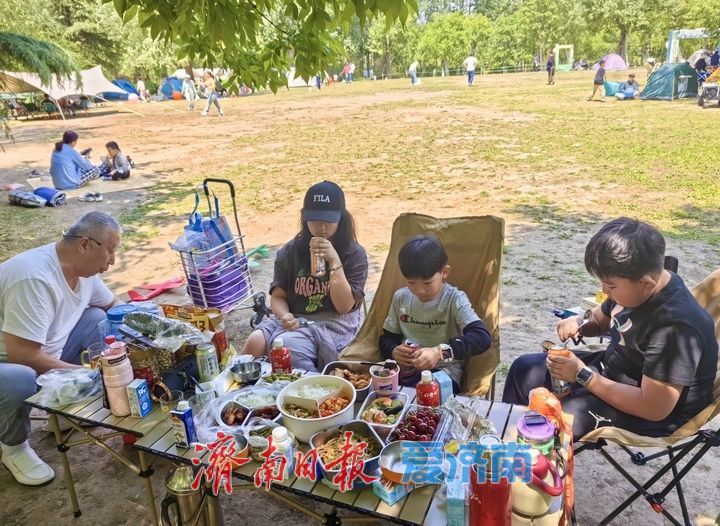 一年四季 泉在济南｜搭帐篷、享野餐，市民乐享五一慢时光