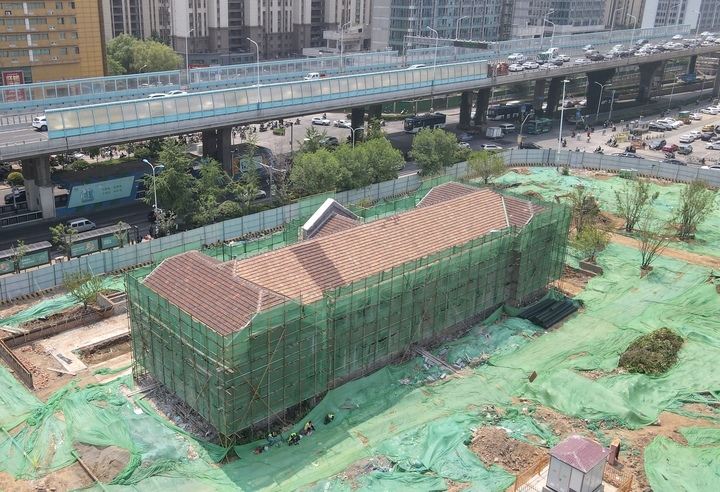 屋瓦重新铺装，“66岁”济南工业遗产建筑保护修缮有新进展