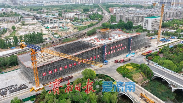 项目强省会｜贯通“西兴”动脉 济南腊山河西路北延工程全速推进