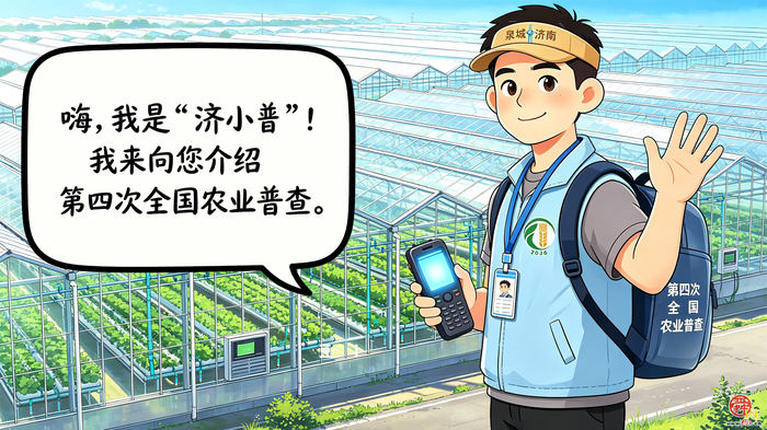 漫画《“济小普”话“四农普”》第1期：您好，我是“济小普”！