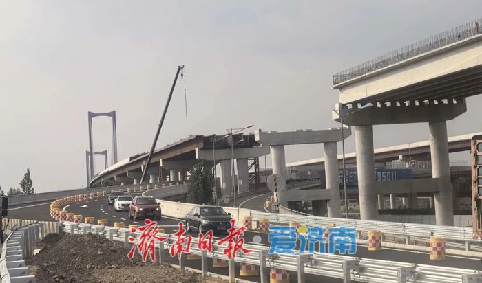 项目强省会｜京台高速齐济段改扩建项目槐荫枢纽互通G匝道正式通车