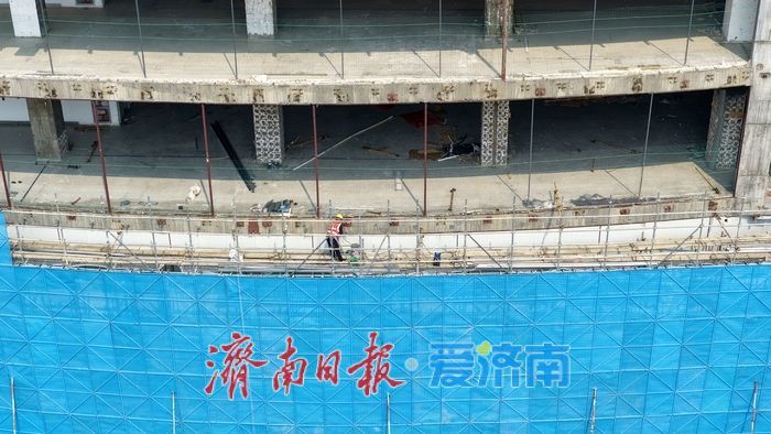 济南三联大厦装修改造稳步推进 银座电器入驻在即