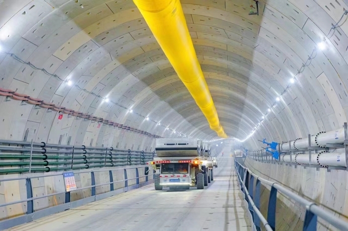 济南黄河济泺路北延工程隧道今日双线贯通