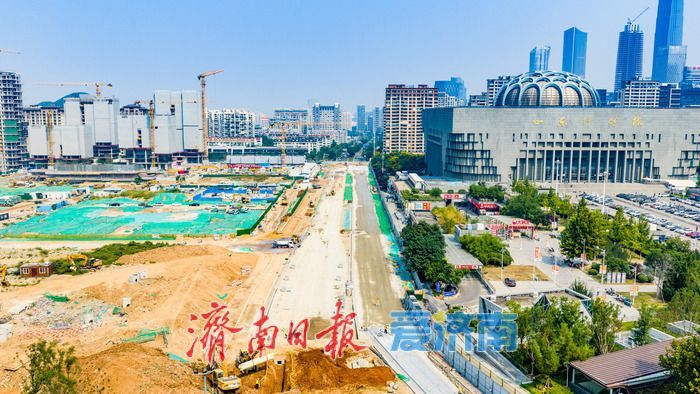 双向两车道变六车道！泺邑路南段改造破解 CBD 片区出行堵点