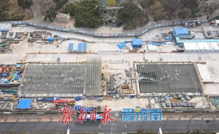 济南轨交4号线最“浅”车站启动地上站厅层建设