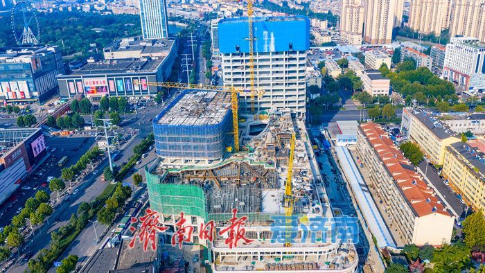 项目强省会丨济南天桥万融广场加速成型 打造黄河南岸TOD门户新地标