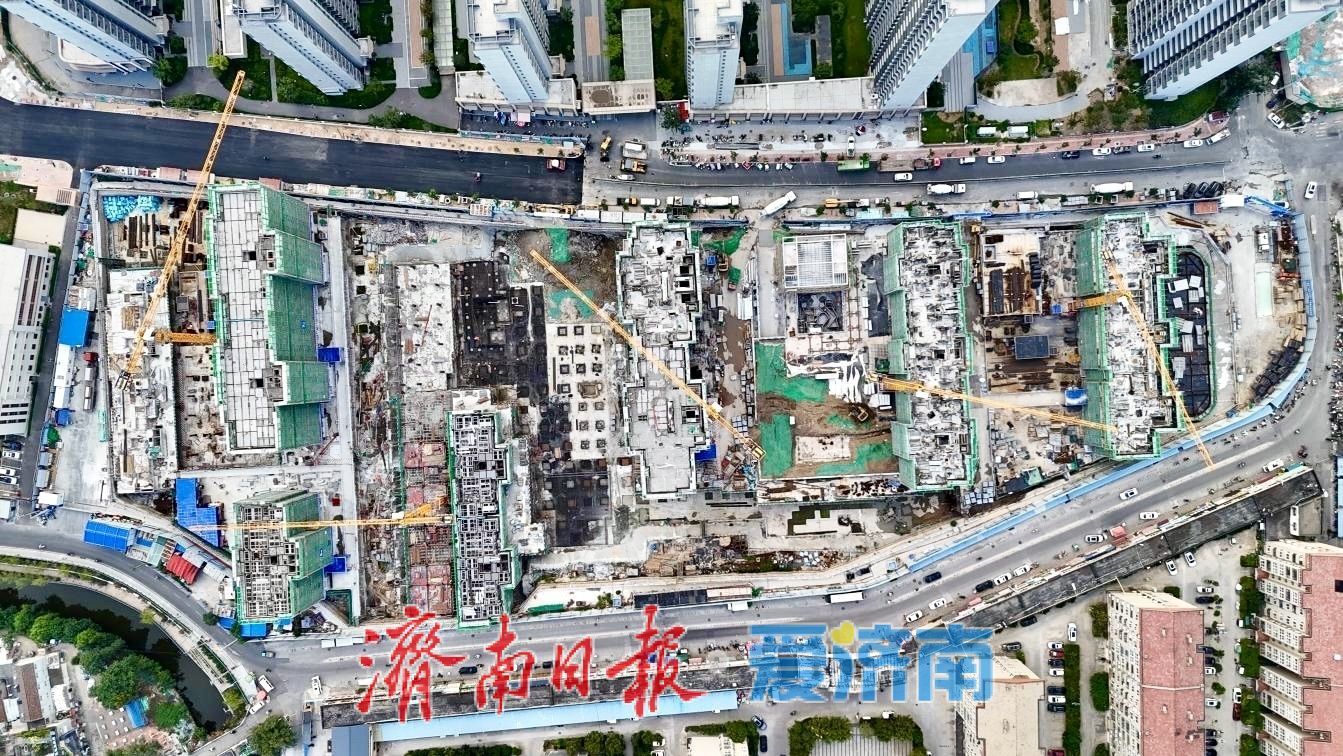 多楼栋迎新节点 济南标山二期B-3地块施工跑出加速度