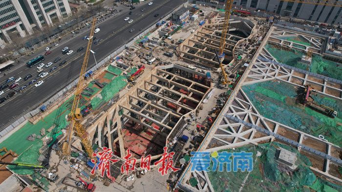 项目强省会｜济南市立五院轨道交通TOD综合体项目建设稳步推进