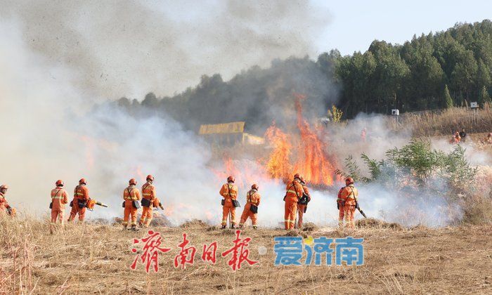 济南市开展森林火灾综合应急演练